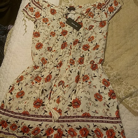 Miss Me Other - Off the shoulder romper from Miss Me.